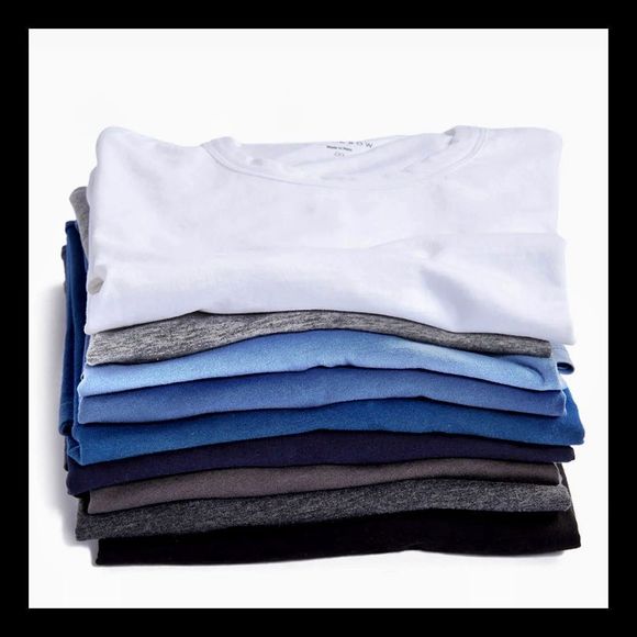 Mott & Bow Men’s ’Driggs’ Long-Sleeve Crewneck T-Shirt. Classic White. XL. New - Picture 8 of 10